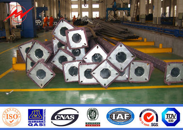 2.75mm 5-6m Led Street Light Pole Hot Dip Galanization Steel Para Aeroporto Estádio Seaport Plaza