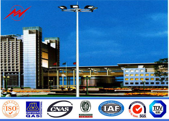 mastro alto galvanizado exterior polo claro de 30m para o estádio de futebol