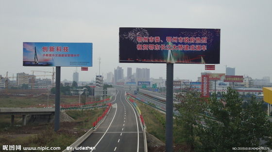 Sinal revestido galvanizado polo claro Q235 do tráfego do poliéster ou do pó