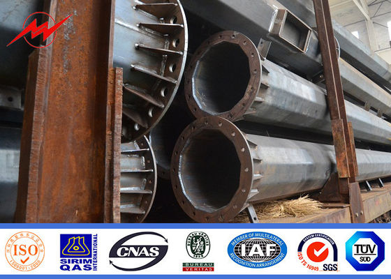 Q235 galvanizados escolhem a rua elétrica polos claros do braço com espessura de 4mm