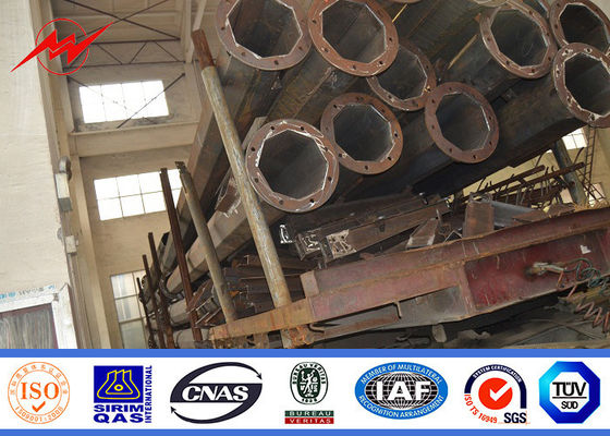 Q235 galvanizados escolhem a rua elétrica polos claros do braço com espessura de 4mm