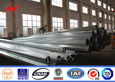 220kv a transmissão de energia Polos galvanizou o aço elétrico tubular