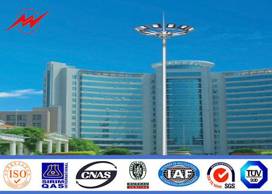 Do futebol poligonal do estádio de 50ft torre alta personalizada do mastro para o estádio de futebol