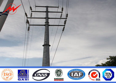 220kv a transmissão de energia Polos galvanizou o aço elétrico tubular
