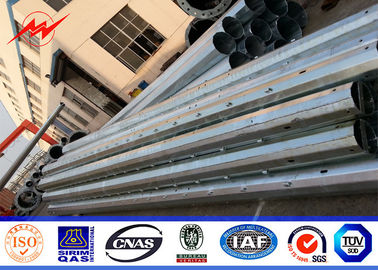 3mm 45ft Polo de aço galvanizado Q345, Electric Power personalizado Polo para a bordo