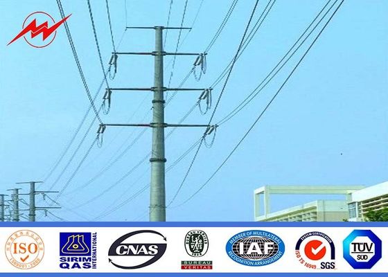 Poder de serviço público de aço polos de Filipinas NGCP 80 ft/90 ft para a transmissão de energia