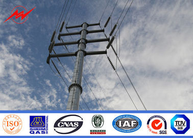 Torre de antena 500kv Monopole de 2.5MM 30m para a linha da distribuição
