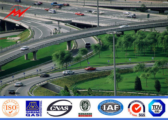 Mastro 30m alto sextavado/octogonal polos claros de 25m com o Aotumatic que iça o sistema