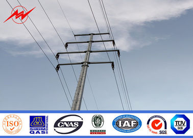 Classifique o aço 65 60 Ft Polo bonde galvanizado altura para a linha de transmissão 138kv