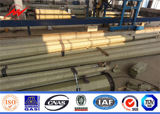 Metal galvanizado Polos bonde de aço octogonal polos de serviço público da transmissão