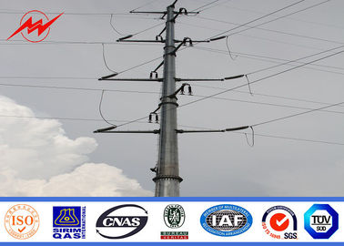 Mergulho quente bonde Polo de aço galvanizado, linha elétrica anticorrosiva Polo