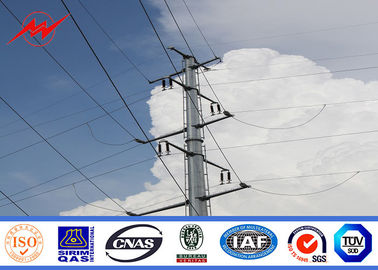 o poder de aço padrão polo de 35FT NEA, Metal polos de serviço público para a linha de transmissão 69kv