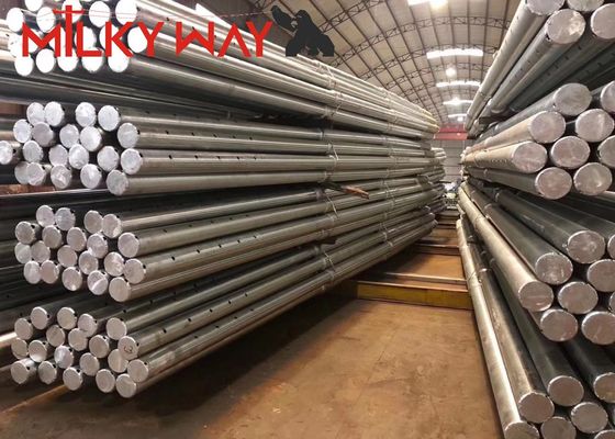 Pólo de semáforo galvanizado 10M Altura 7M Braço cruzado