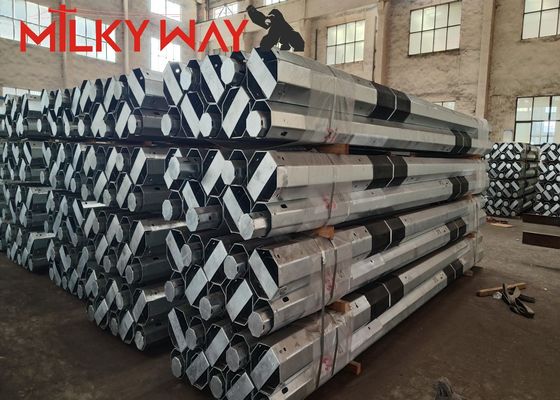 11m 3.8mm 7.2mm 80-100 microm média galvanização por imersão a quente para pólo de aço galvanizado durável