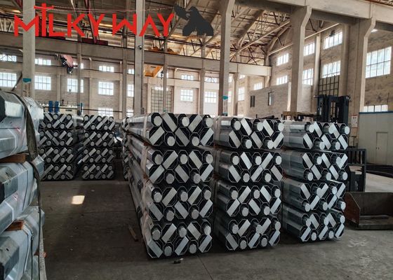 11m 3.8mm 7.2mm 80-100 microm média galvanização por imersão a quente para pólo de aço galvanizado durável