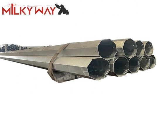 Poste de energia elétrica de 80 pés, 90 pés, 1400 kg, betume de 5 mm para transmissão de energia