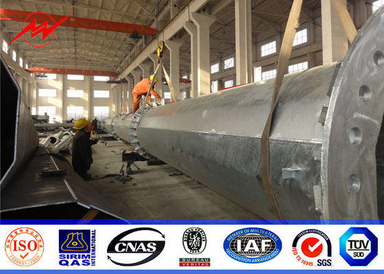 A distribuição galvanizada de Polo da corrente elétrica de 70ft para 132kv 69kv Filipinas projeta-se