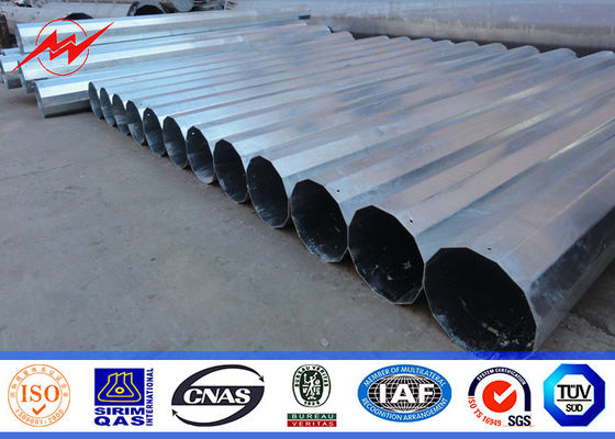 A distribuição galvanizada de Polo da corrente elétrica de 70ft para 132kv 69kv Filipinas projeta-se