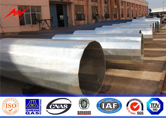 Transmissão dobro ou única de polo de poder do aço do circuito 16M 32M para a linha aérea torre do aço