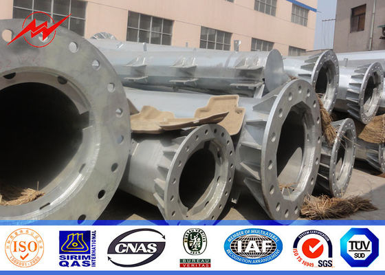 distribuição de poder galvanizada de serviço público octogonal Polos do mergulho quente de polos de poder de 9M 440DAN Dan