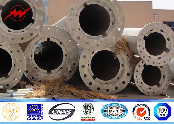 distribuição de poder galvanizada de serviço público octogonal Polos do mergulho quente de polos de poder de 9M 440DAN Dan