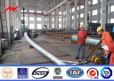 galvanização a quente de aço poligonal de polo de poder de 1-30mm 30 anos de garantia
