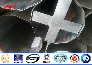 poder polo do aço de 8m 5kn 6.5kn, modo interno da flange de Polo da transmissão de serviço público