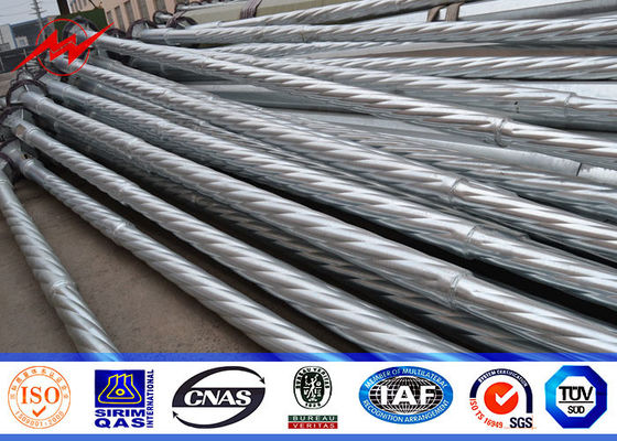 transmissão dobro de polo de poder do metal do circuito de 16M para a linha aérea torre do aço