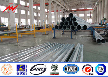 35ft 70ft 90ft galvanizou a linha de aço de polo de poder Transimission octogonal