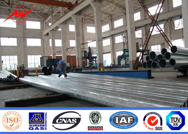 12 m de pólo tubular de aço galvanizado para linha de distribuição 1250Dan 800Dan 660Dan 410Dan