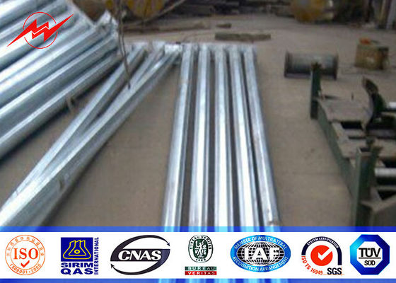 Rua exterior octogonal polos claros 5M a 15M com o braço curvado dobro do diâmetro de 60mm