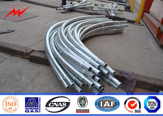 8 rua galvanizada do mergulho quente de M Q345 polos claros exteriores com braço dobro