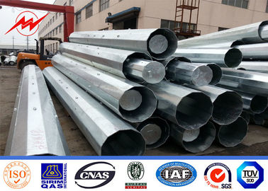 Linhas de transmissão de energia de 220 KV Polar de aço galvanizado/Polo de energia elétrica