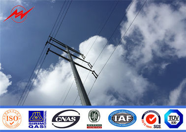 10.5m 138kv Linha de transmissão de pólo de potência de aço elétrico redondo