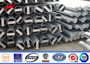 padrão de aço galvanizado de Polo Filipinas NEA do mergulho quente de 25FT 2.5mm Thickenss