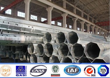 69KV poder de aço bonde octogonal polo para a linha de transmissão alta projeto de Woltage