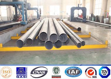 86KV galvanizou o poder de aço polo de 11m, espessura de aço de Polo 3mm da transmissão