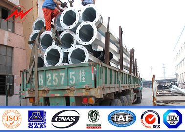 A linha de transmissão de energia Polos galvanizados bondes de aço com projeta PLS