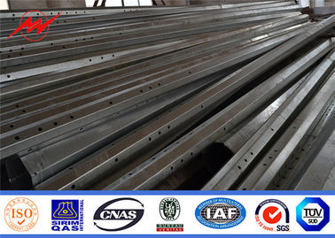 Estrutura elétrica Polo de aço galvanizado mastros, linha de transmissão de energia Polo