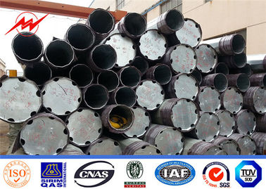 Estrutura elétrica Polo de aço galvanizado mastros, linha de transmissão de energia Polo