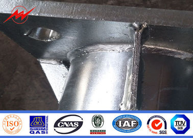 betume poligonal de 9m 12m Q235 Polo para a linha de transmissão elétrica