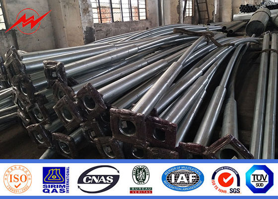 Iluminação dobrada 5-20m polos da rua da aprovação do ISO do GV na cor do padrão de RAL