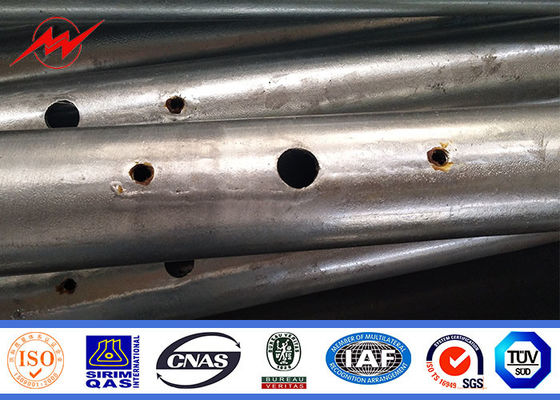 Iluminação dobrada 5-20m polos da rua da aprovação do ISO do GV na cor do padrão de RAL