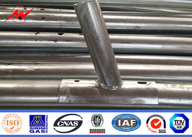 aço Polo da luz de rua da flange 2.75mm de 6m
