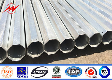 aço galvanizado do mergulho quente de Polo da corrente elétrica de 30ft 35ft 40ft para a distribuição