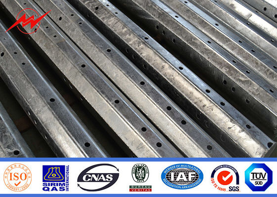 O mergulho quente galvanizou a corrente elétrica de alta tensão Polo de 11m para a transmissão 220kv elétrica