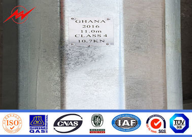 200 Polo de aço galvanizado Dan com revestimento médio 100 mícrons para anti Painiitng corrosivo
