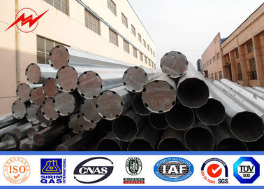 14m 2500 aço bonde Polo galvanizado Polo do enterro direto de Dan 2 Segements Monopole