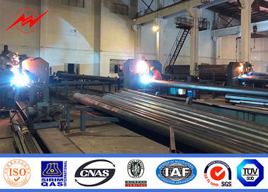 O ISO 9m 10m galvanizou Polo de aço com elevado desempenho de 2.75mm - de 3mm Thickenss