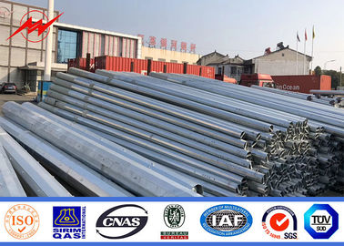 O ISO 9m 10m galvanizou Polo de aço com elevado desempenho de 2.75mm - de 3mm Thickenss